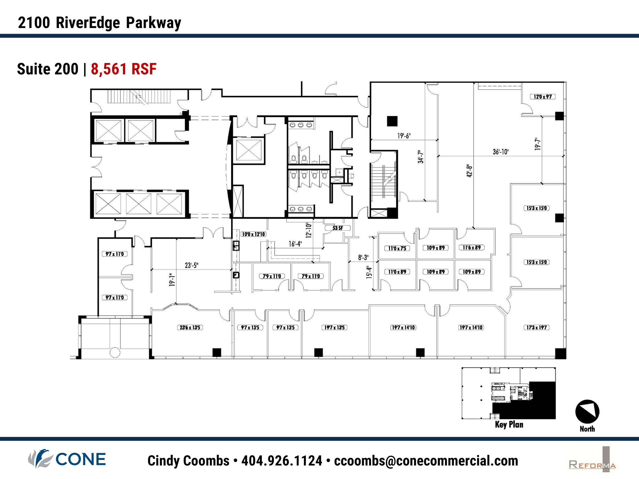 2100 Riveredge Pky NW, Atlanta, GA en alquiler Plano de la planta- Imagen 1 de 1