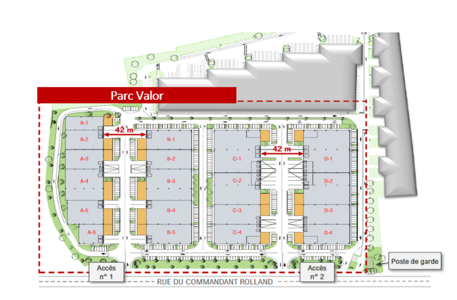 Rue du Commandant Rolland, Le Bourget en alquiler - Plano del sitio - Imagen 3 de 3