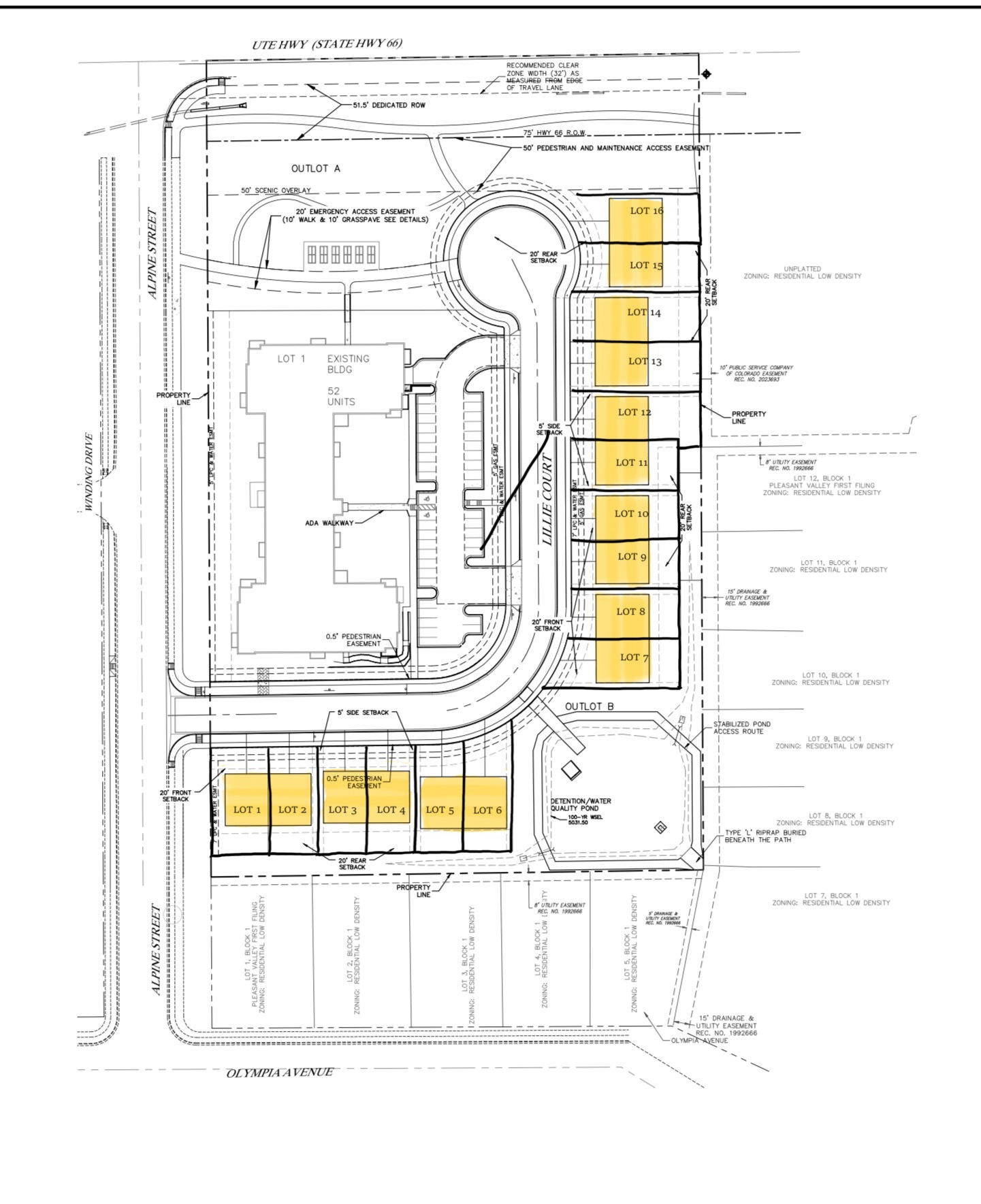 2402-2466 Lillie Ct, Longmont, CO en venta Plano de solar- Imagen 1 de 10