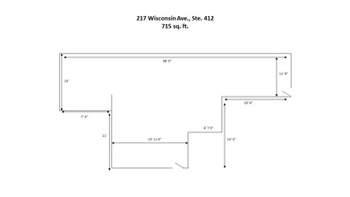 217 Wisconsin Ave, Waukesha, WI en alquiler Plano de la planta- Imagen 1 de 5