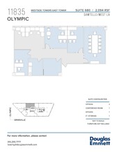 11845 W Olympic Blvd, Los Angeles, CA en alquiler Plano de la planta- Imagen 1 de 1