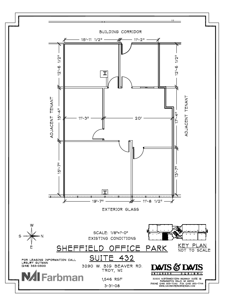 3310 W Big Beaver Rd, Troy, MI en alquiler Plano de la planta- Imagen 1 de 1