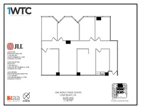 1 World Trade Ctr, Long Beach, CA en alquiler Plano de la planta- Imagen 1 de 1