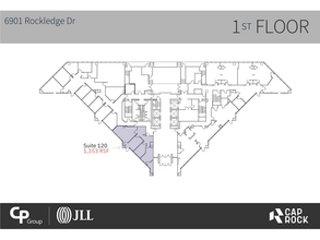 6903 Rockledge Dr, Bethesda, MD en alquiler Plano de la planta- Imagen 1 de 1