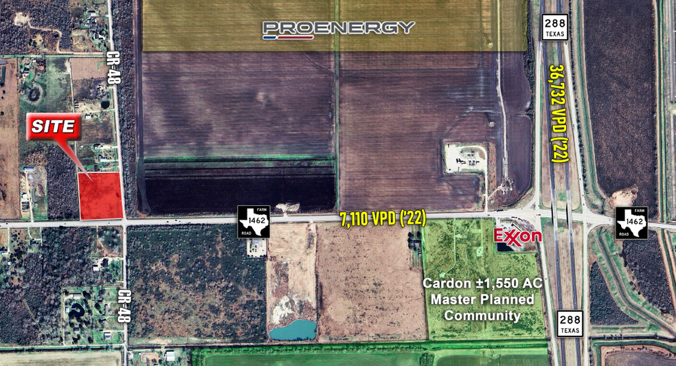 NWC of FM 1462 & CR-48, Rosharon, TX en venta - Foto del edificio - Imagen 1 de 2