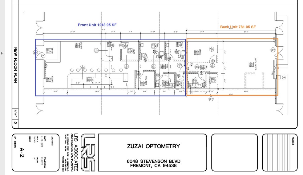 6048 Stevenson Blvd, Fremont, CA en alquiler - Plano de planta tipo - Imagen 2 de 12