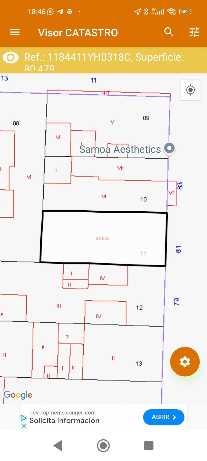 Terreno en Elche, Alicante en venta Plano de la planta- Imagen 1 de 1