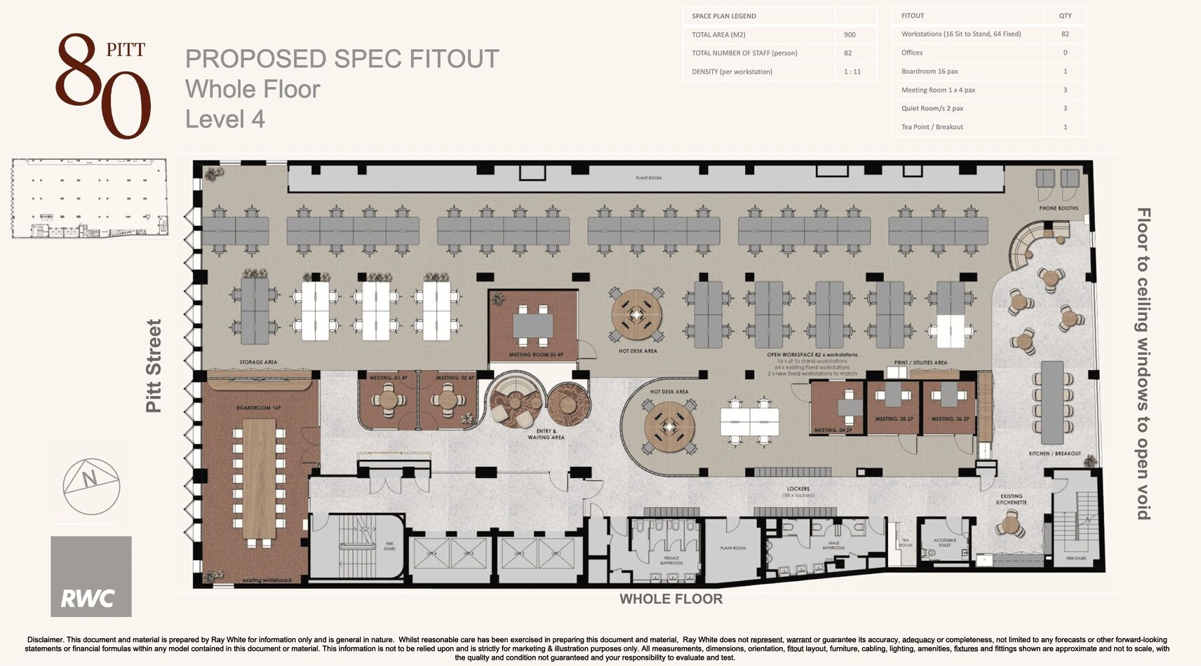 80-82 Pitt St, Sydney en alquiler Plano de la planta- Imagen 1 de 9