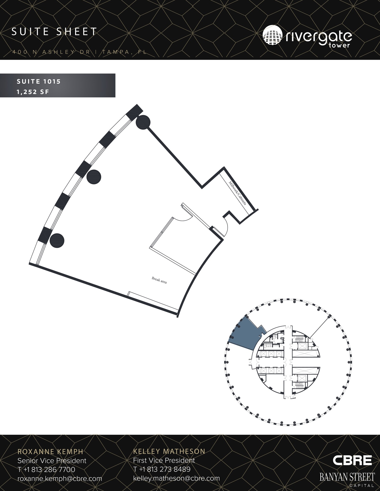 400 N Ashley Dr, Tampa, FL en alquiler Plano del sitio- Imagen 1 de 1