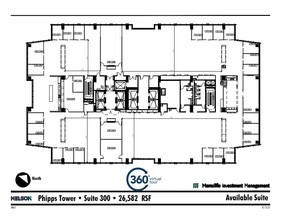 3438 Peachtree Rd NE, Atlanta, GA en alquiler Plano de la planta- Imagen 2 de 2