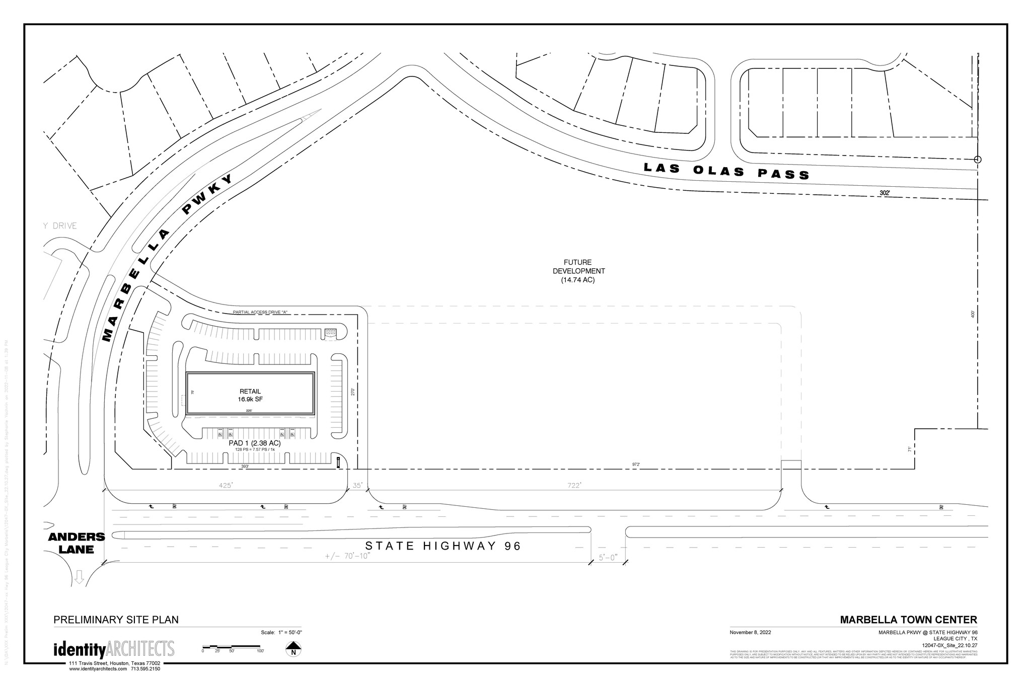 Hwy 96 & Marbella Pky, League City, TX en venta Plano del sitio- Imagen 1 de 4