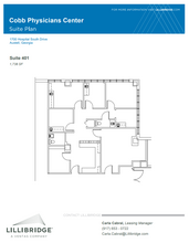 1700 Hospital South Dr, Austell, GA en alquiler Plano de la planta- Imagen 1 de 1