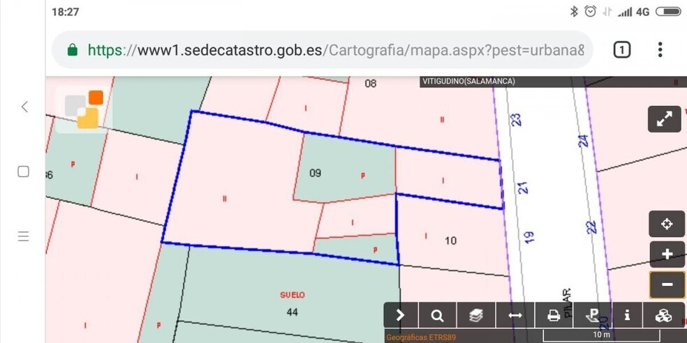 Terreno en Vitigudino en venta - Plano de la planta - Imagen 2 de 3