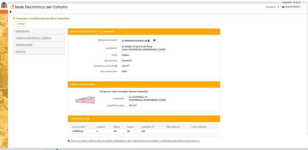 Local en Ponferrada, León en venta - Foto del edificio - Imagen 2 de 2