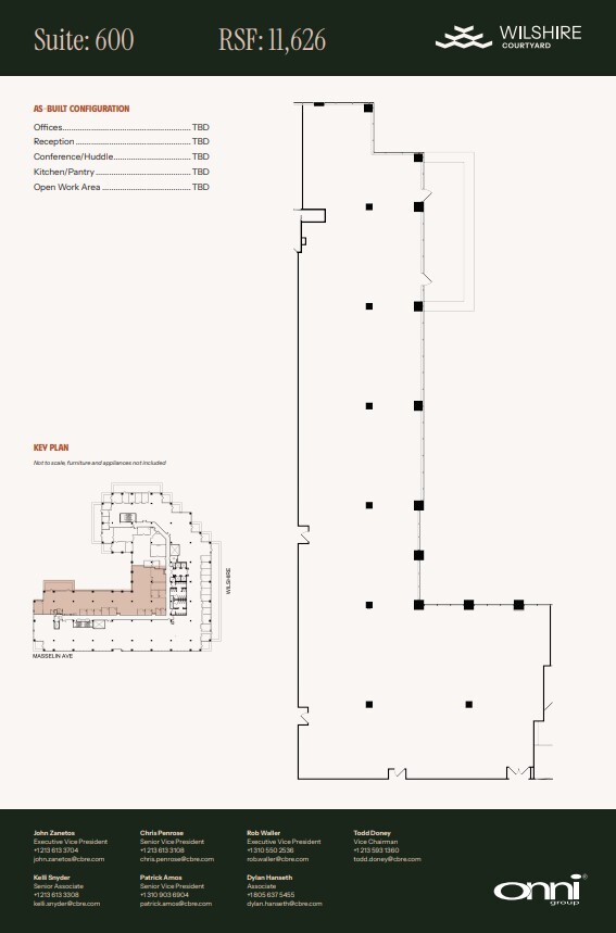 5700 Wilshire Blvd, Los Angeles, CA en alquiler Plano de la planta- Imagen 1 de 1