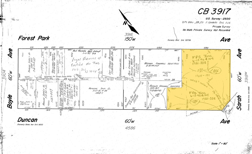 4100-4128 Forest Park Ave, Saint Louis, MO en venta - Plano de solar - Imagen 2 de 3