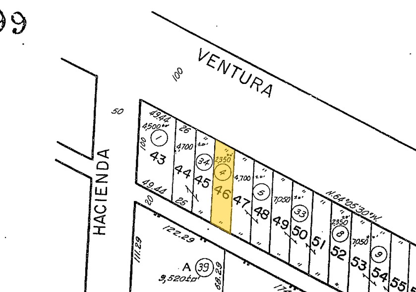 18376 Ventura Blvd, Tarzana, CA en alquiler - Plano de solar - Imagen 2 de 4