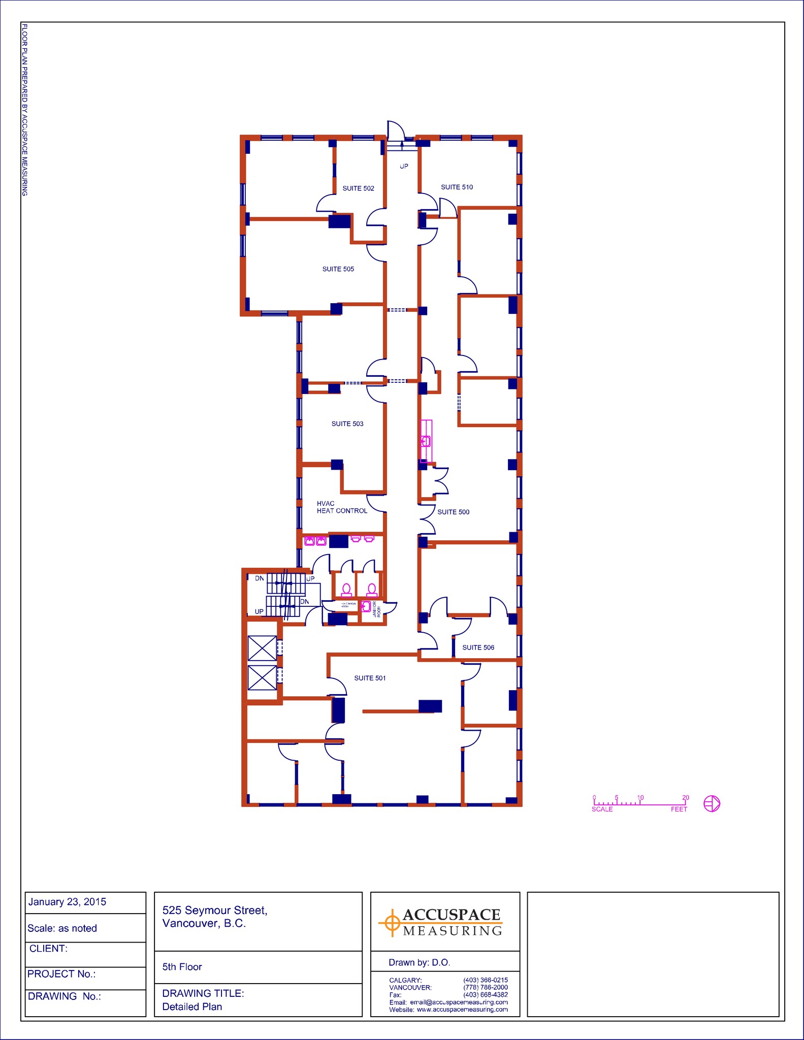 525 Seymour St, Vancouver, BC en alquiler Plano del sitio- Imagen 1 de 1