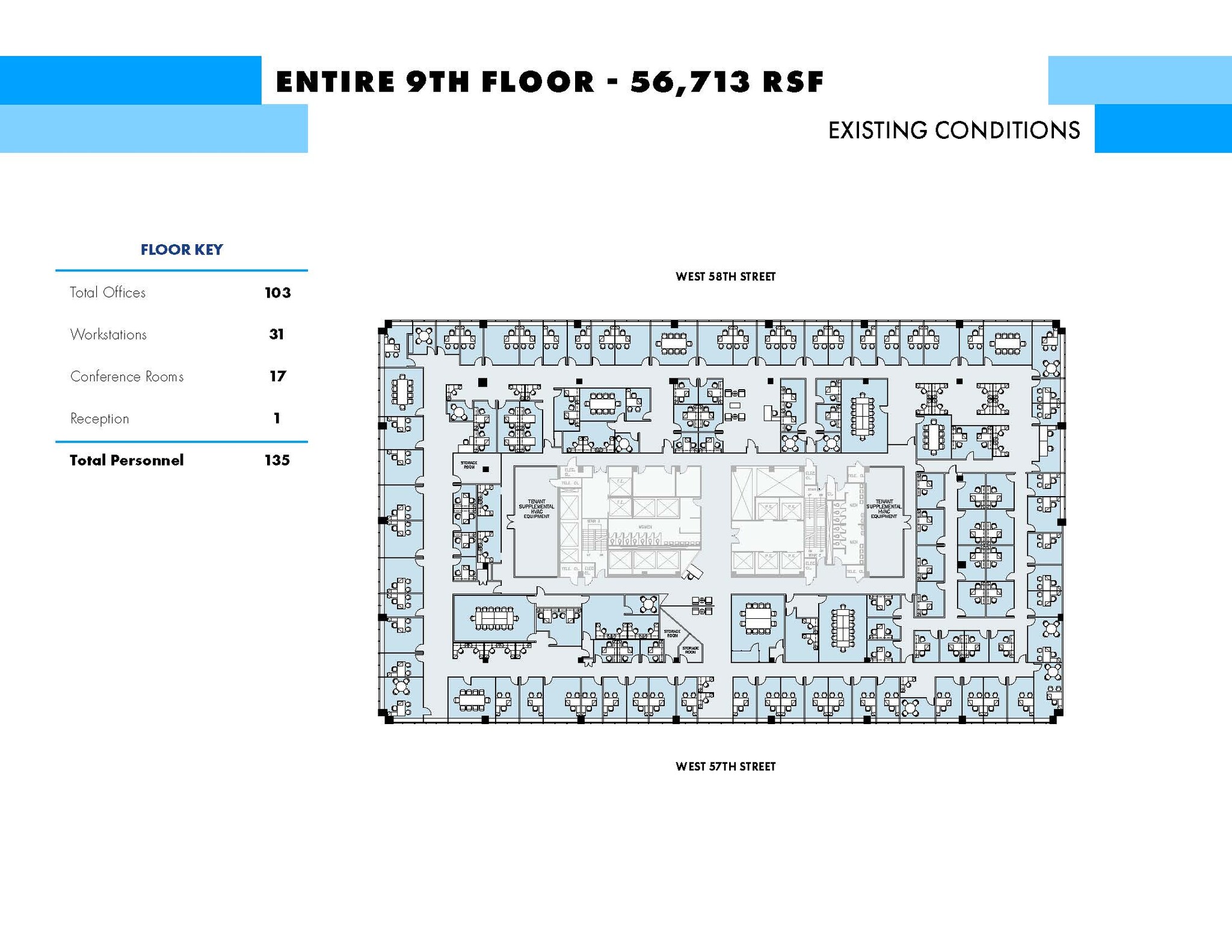 555 W 57th St, New York, NY en alquiler Plano de la planta- Imagen 1 de 1