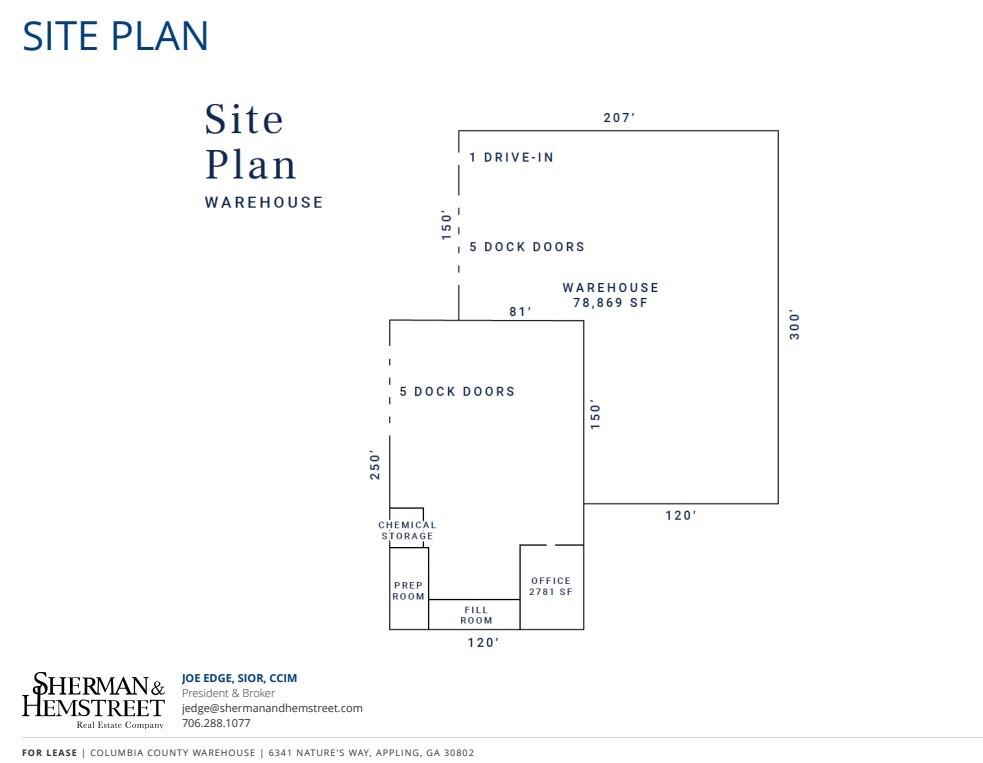 6341 Nature's Way, Grovetown, GA en alquiler Plano de la planta- Imagen 1 de 1