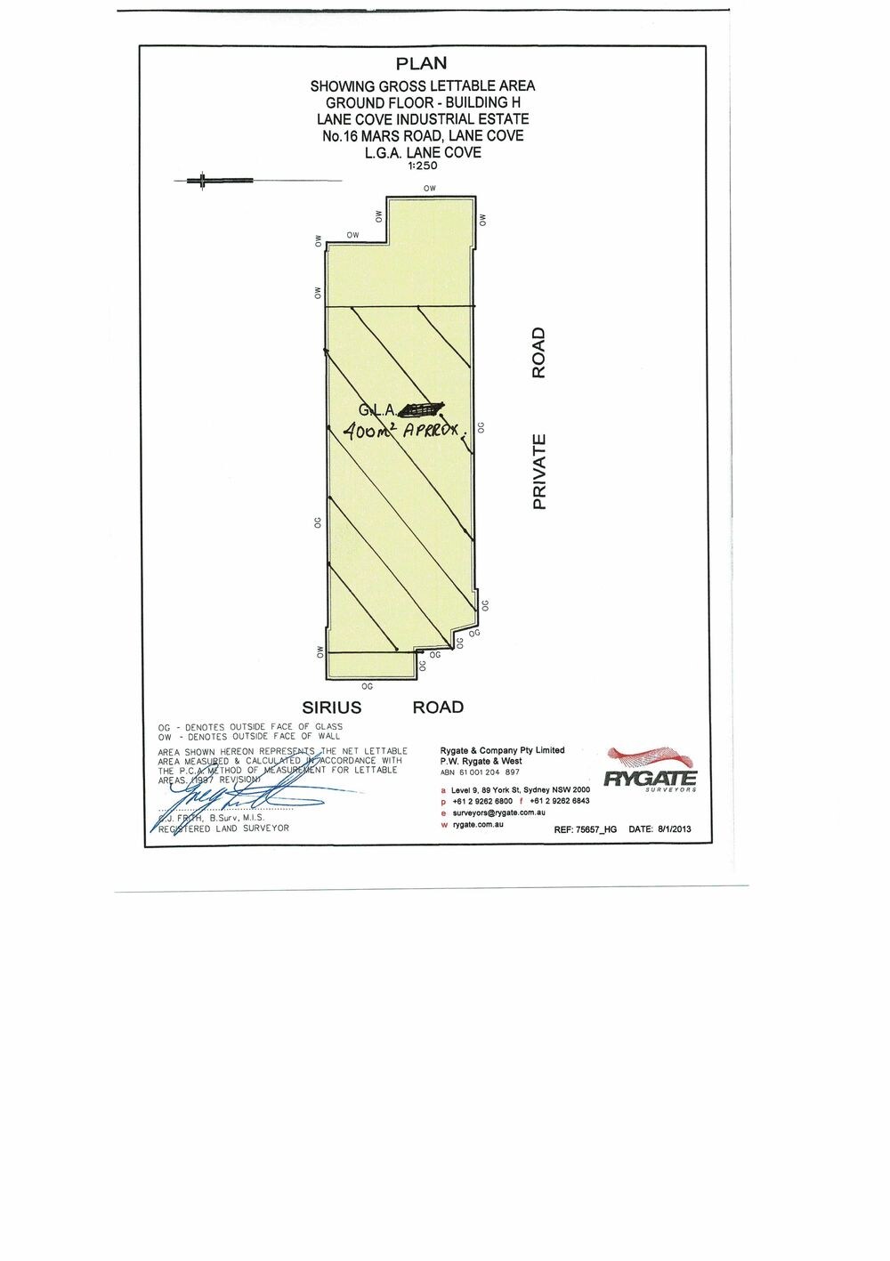 16 Mars Rd, Lane Cove West en alquiler Plano de la planta- Imagen 1 de 1