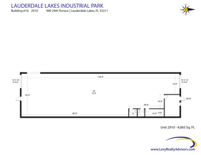 2696 NW 31st Ave, Lauderdale Lakes, FL en alquiler Plano de la planta- Imagen 2 de 2