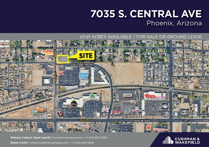 7035 S Central Ave, Phoenix, AZ en alquiler - Foto del edificio - Imagen 1 de 1