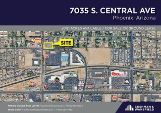 Más detalles para 7035 S Central Ave, Phoenix, AZ - Terrenos en alquiler