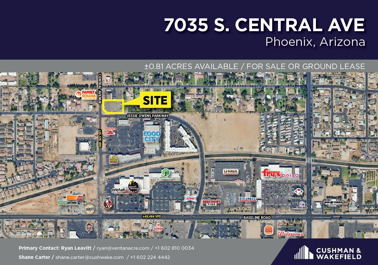 7035 S Central Ave, Phoenix, AZ en alquiler Foto del edificio- Imagen 1 de 2