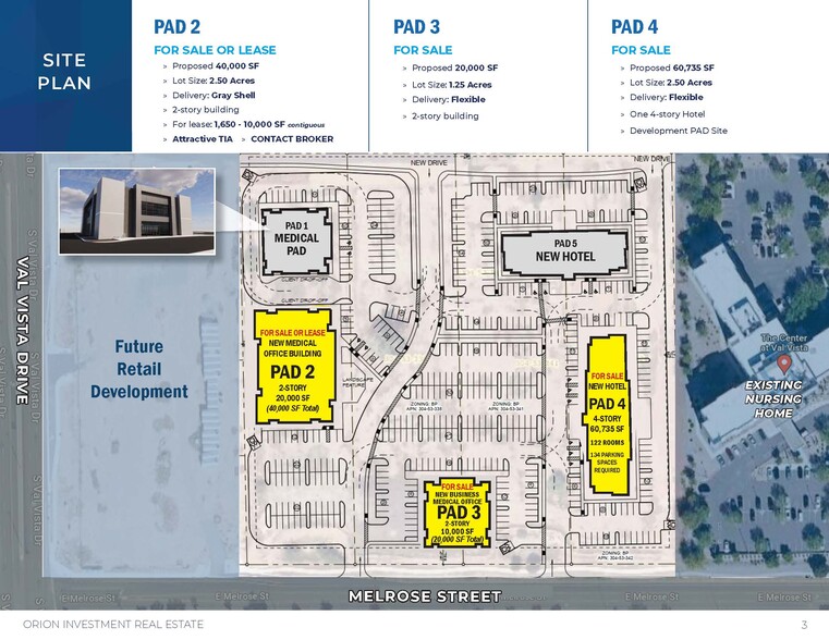 15234 E MELROSE St, Gilbert, AZ en venta - Plano del sitio - Imagen 3 de 14