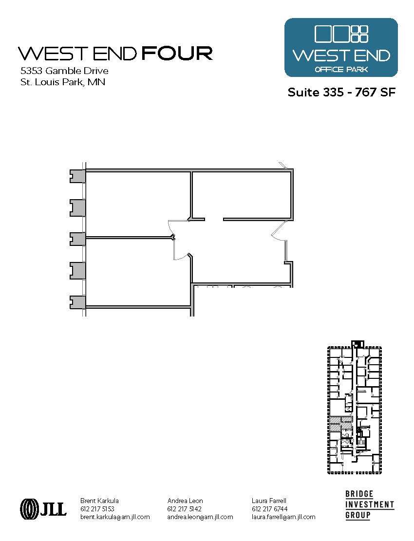 1665 Utica Ave S, Saint Louis Park, MN en alquiler Plano de la planta- Imagen 1 de 1