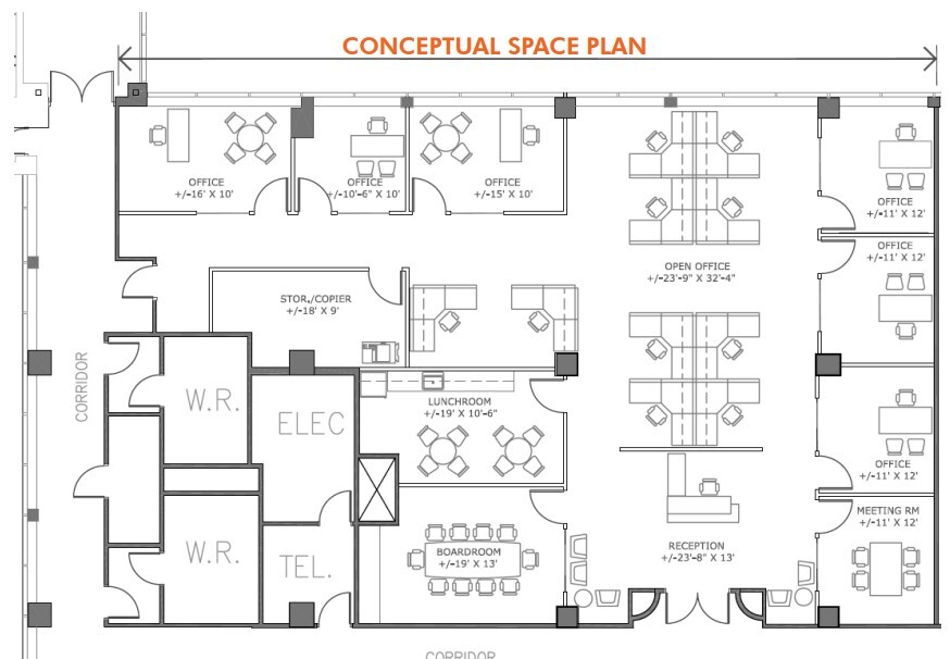 700 Lawrence Ave W, Toronto, ON en alquiler Plano de la planta- Imagen 1 de 1