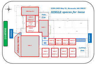 2394-2400 Us-51 Hwy, Hernando, MS en alquiler Foto del edificio- Imagen 2 de 6