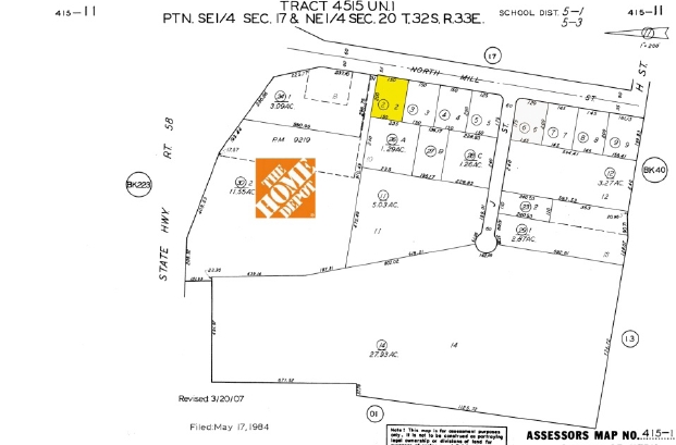 SWC Hwy 58 & N Mill Rd, Tehachapi, CA en venta - Plano de solar - Imagen 2 de 2