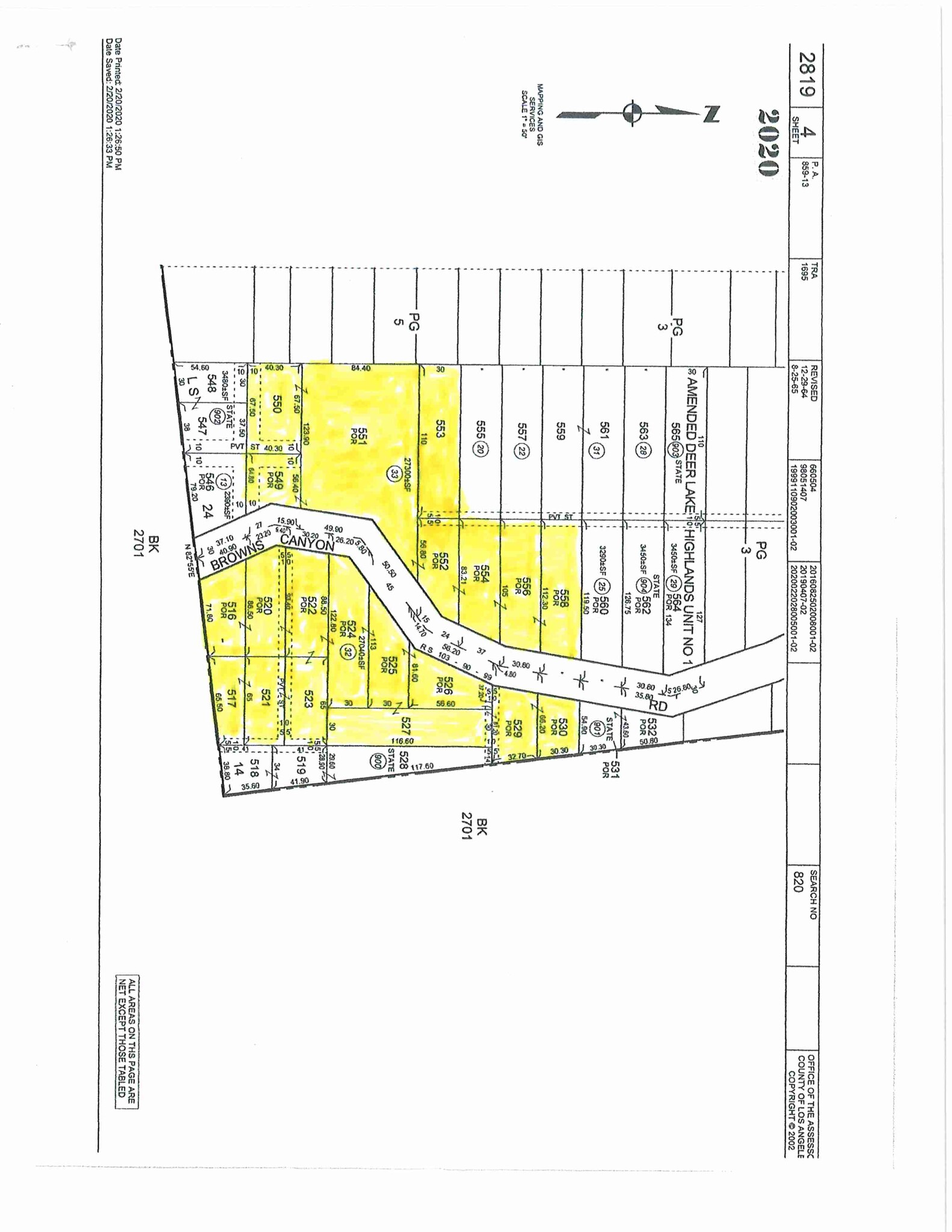 12100 De Soto ave, Chatsworth, CA en venta Plano del sitio- Imagen 1 de 2