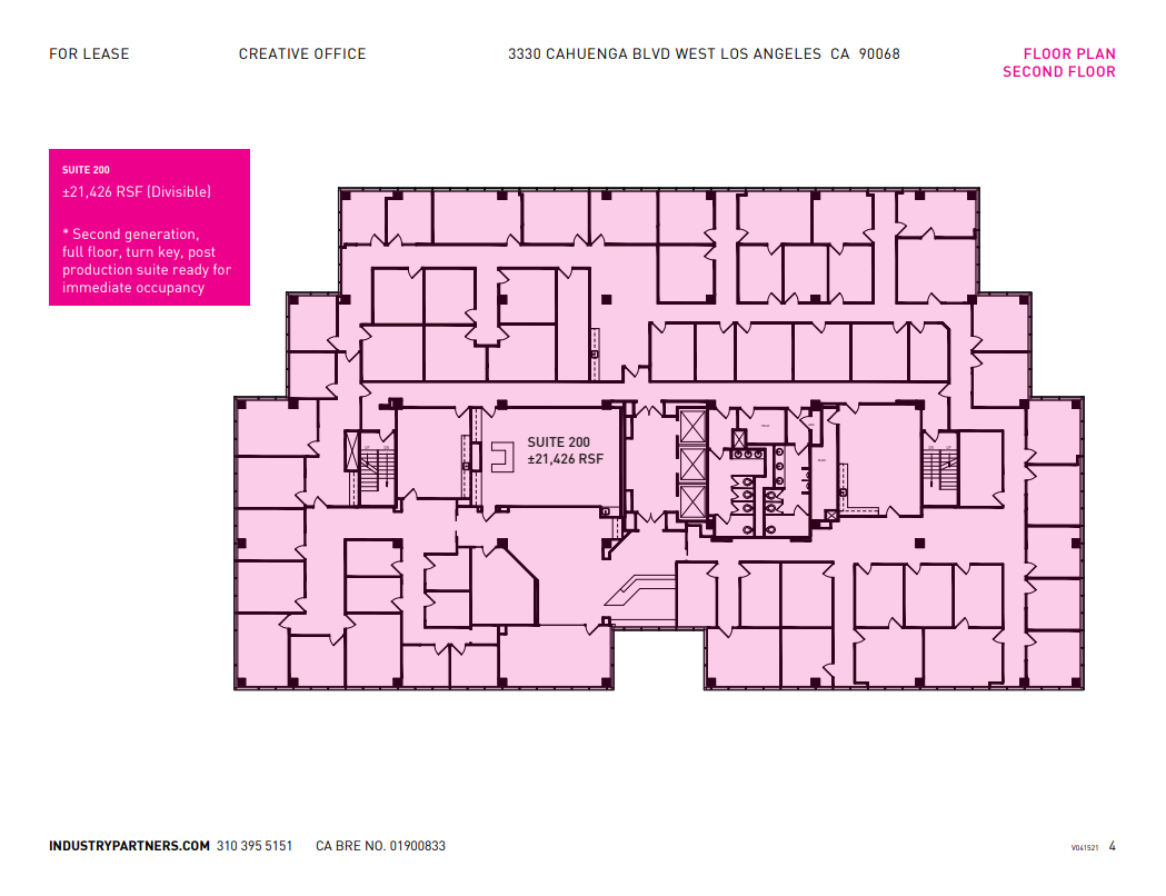 3330 Cahuenga Blvd W, Los Angeles, CA en alquiler Plano de la planta- Imagen 1 de 1