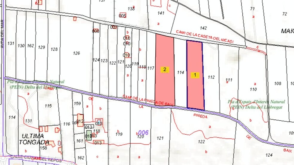 Terreno en Gavà, Barcelona en venta - Plano del sitio - Imagen 1 de 2