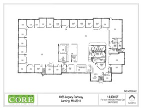 4086 Legacy Pky, Lansing, MI en venta Plano de la planta- Imagen 1 de 1