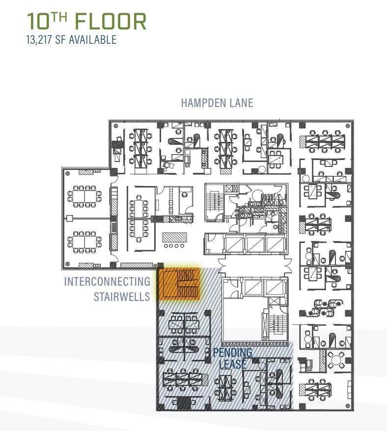 4800 Hampden Ln, Bethesda, MD en alquiler Plano de la planta- Imagen 1 de 1