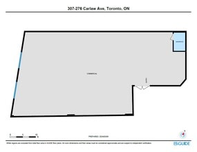 276 Carlaw Av, Toronto, ON en alquiler Plano del sitio- Imagen 1 de 11