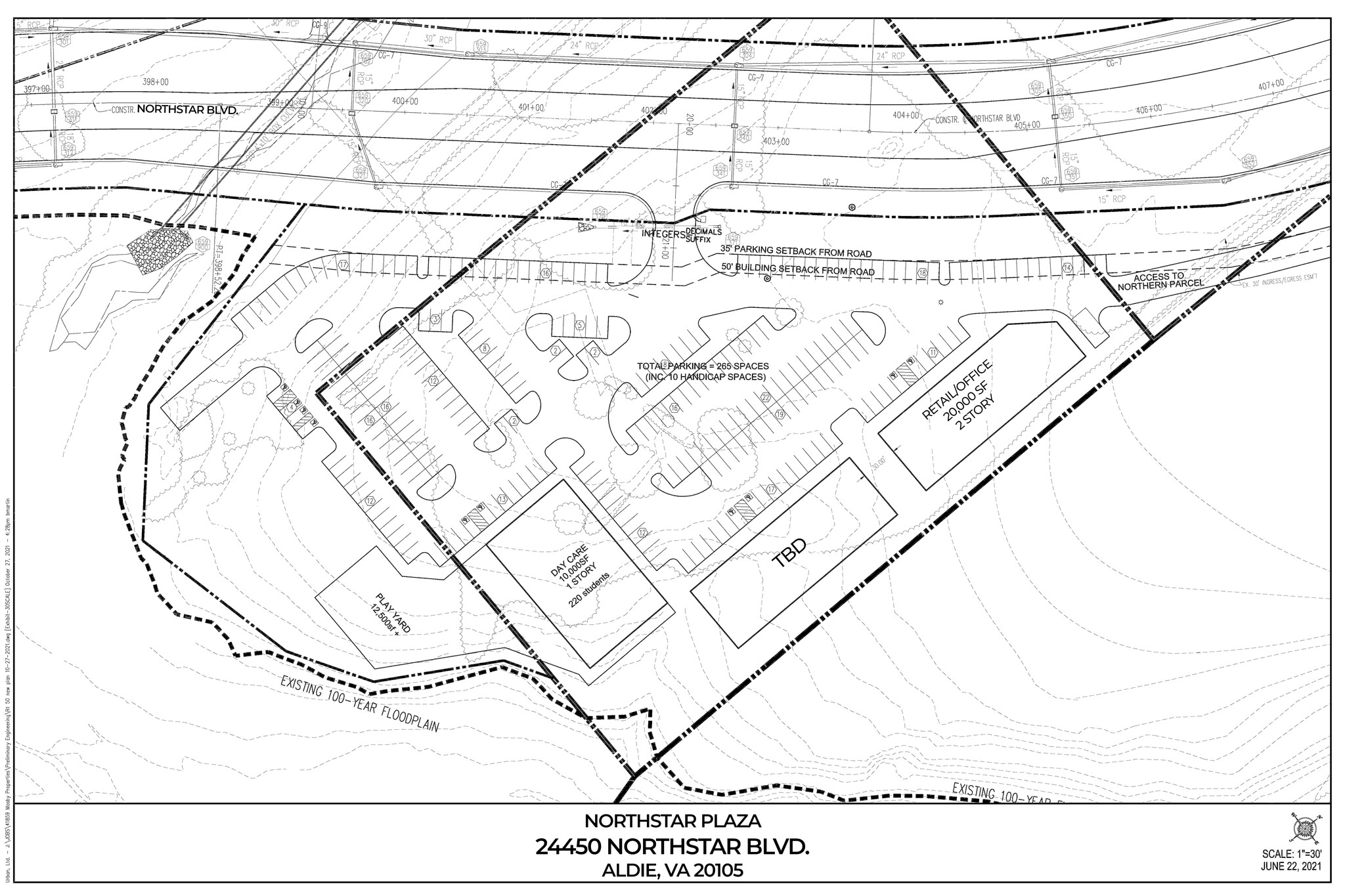 24450 Northstar Blvd, Aldie, VA en alquiler Plano del sitio- Imagen 1 de 1