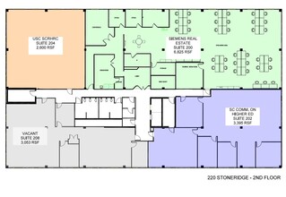 220 Stoneridge Dr, Columbia, SC en alquiler Plano de la planta- Imagen 1 de 1