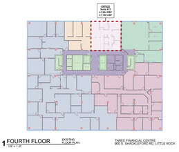 900 S Shackleford Rd, Little Rock, AR en alquiler Plano de la planta- Imagen 1 de 2