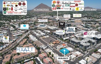 7440 E 6th Ave, Scottsdale, AZ - vista aérea  vista de mapa