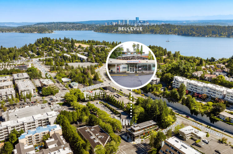 2830 80th Ave SE, Mercer Island, WA en venta - Vista aérea - Imagen 3 de 5