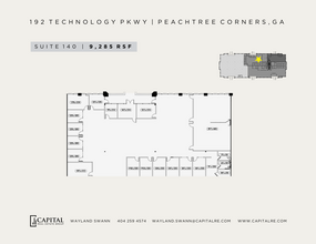 190 Technology Pky, Norcross, GA en alquiler Plano de la planta- Imagen 1 de 1