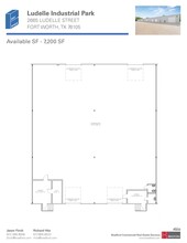 2661-2669 Ludelle St, Fort Worth, TX en alquiler Plano de la planta- Imagen 1 de 1