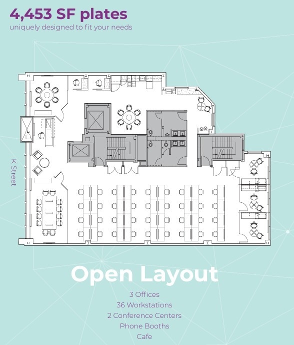 2029 K St NW, Washington, DC en venta Plano de la planta- Imagen 1 de 1