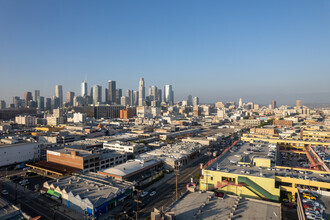 1100 S San Pedro St, Los Angeles, CA - VISTA AÉREA  vista de mapa