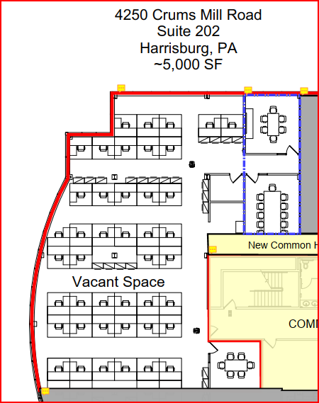 4250 Crums Mill Rd, Harrisburg, PA en alquiler Plano de la planta- Imagen 1 de 1